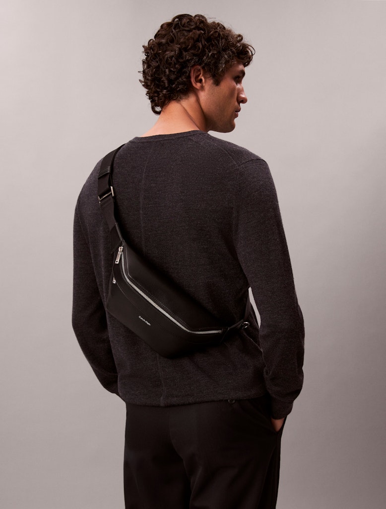 Calvin Klein Erkek Siyah Bel Çanta