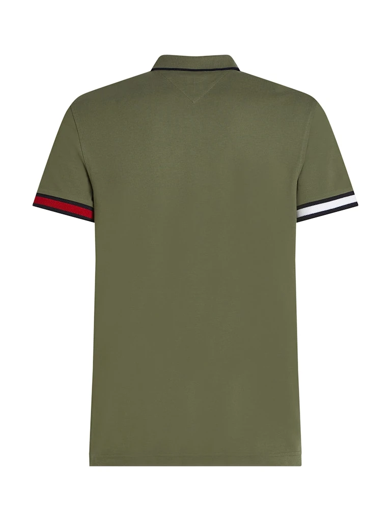 Tommy Hilfiger Organik Pamuk Yeşil Erkek Polo Yaka T-Shirt
