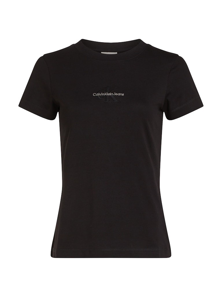 Calvin Klein Rejeneratif Pamuk Siyah Kadın Kısa Kollu T-Shirt - J20J223563BEH