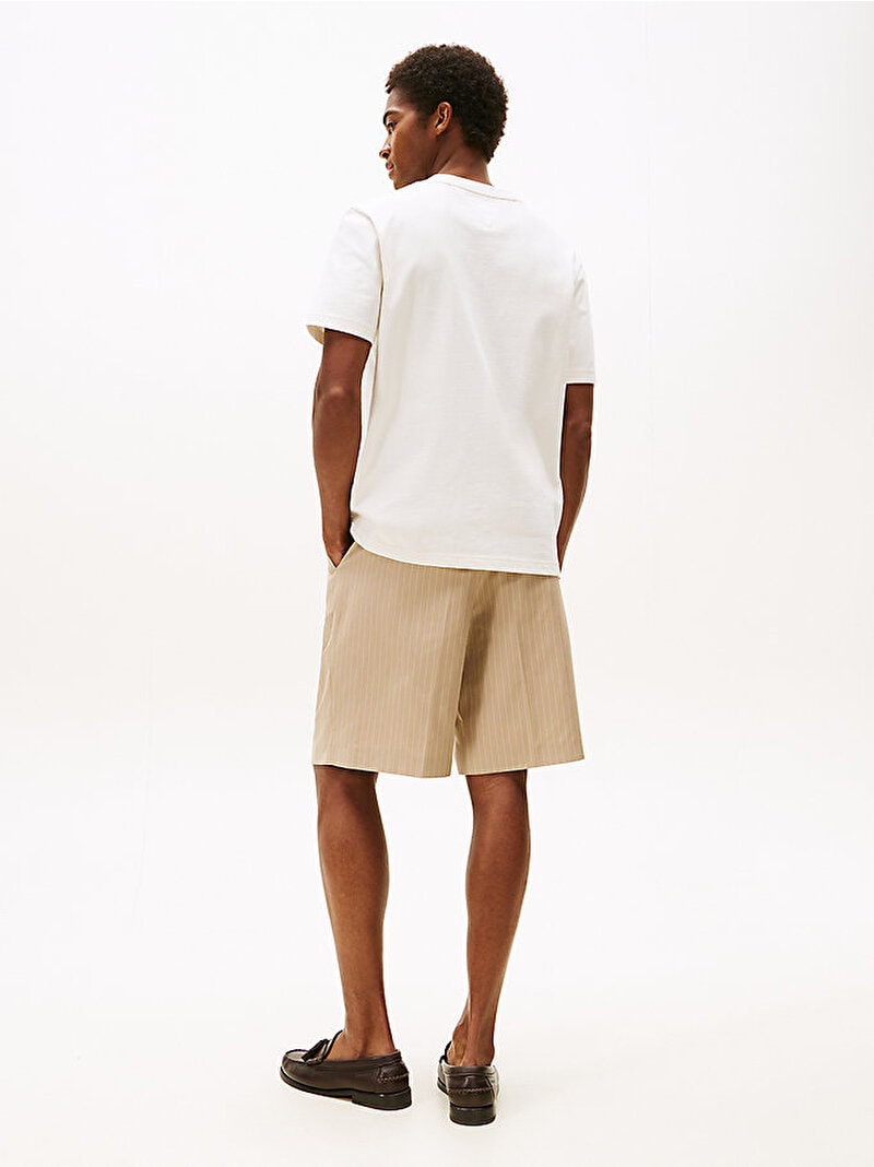 Tommy Hilfiger Sarı Erkek Varsity Hilfiger T-shirt