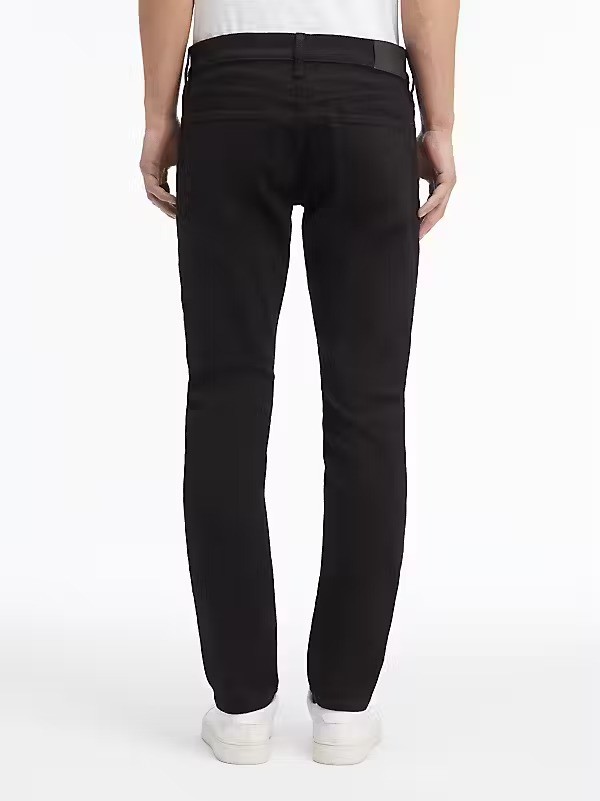 Calvin Klein Erkek Normal Bel Düz Slim Fit Dar Paça Siyah Jeans - K10K1144211BY