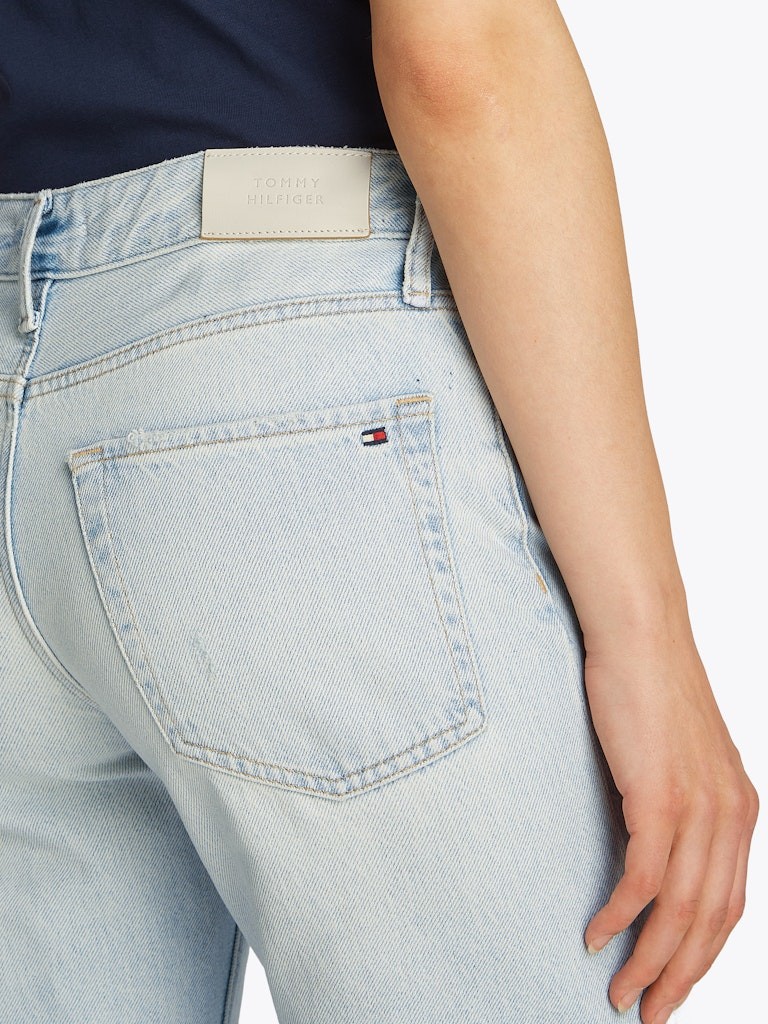 Tommy Hilfiger Denim Mavi Kadın Tapered RW Jean Pantolon - WW0WW443701AB