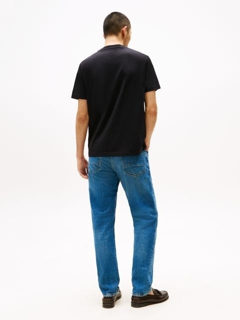 Tommy Hilfiger Erkek Siyah O Yaka T Shirt - MW0MW40324BDS