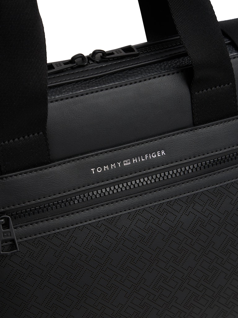 Tommy Hilfiger Erkek Siyah Laptop Çanta