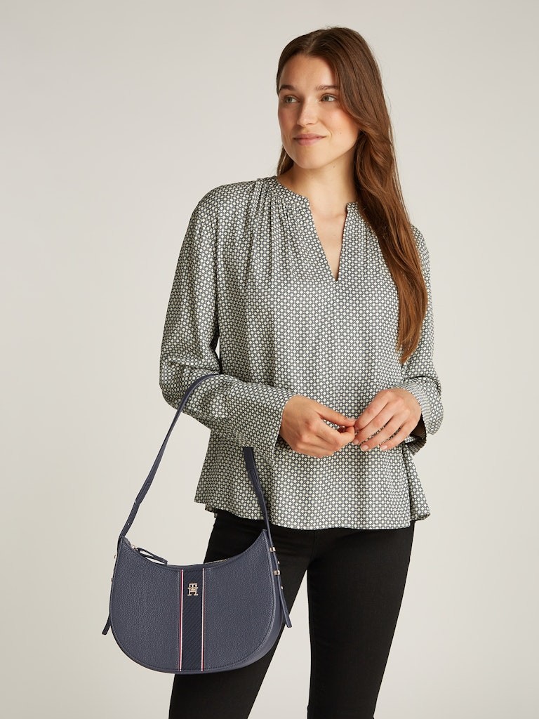 Tommy Hilfiger Legacy Shoulder Kadın Lacivert Omuz Çantası - AW0AW16899DW6