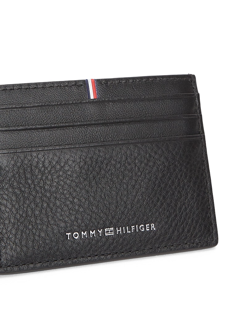 Tommy Hilfiger Erkek Siyah Deri Kartlık Cüzdan