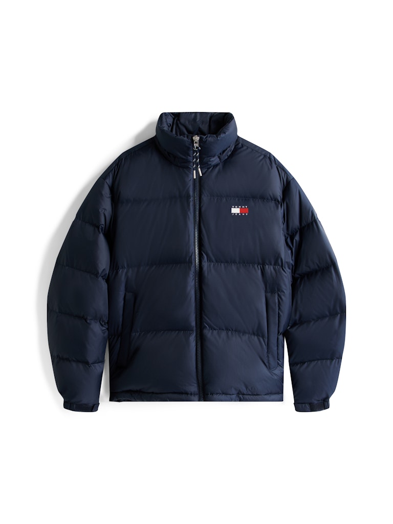 Tommy Hilfiger Erkek Kaz Tüyü Puffer Lacivert Mont