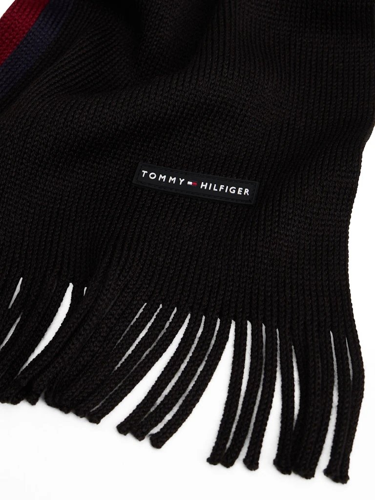 Tommy Hilfiger Erkek Siyah Şal