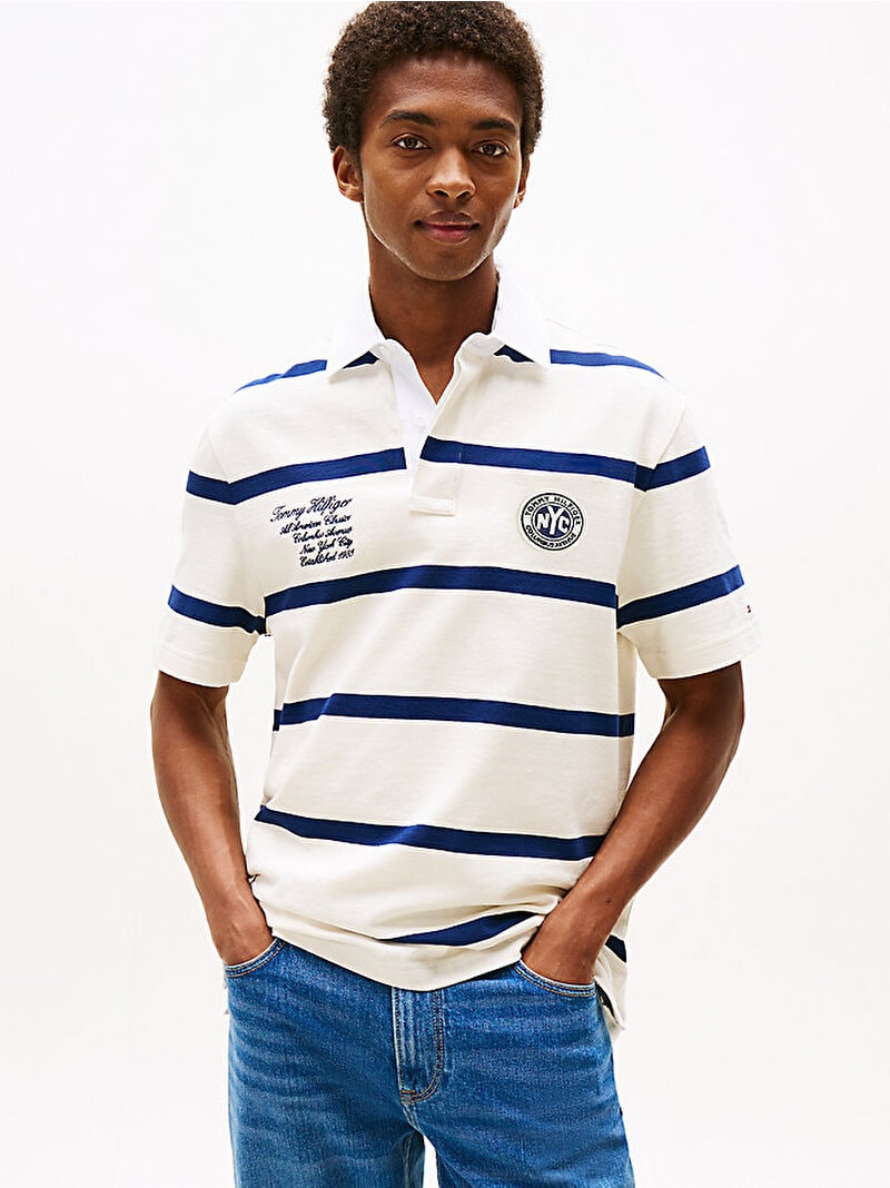 Tommy Hilfiger Mavi Erkek Classic Polo T-shirt