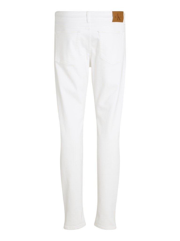 Calvin Klein Denim Beyaz Erkek Slim Taper Jean Pantolon - J30J3275411AA