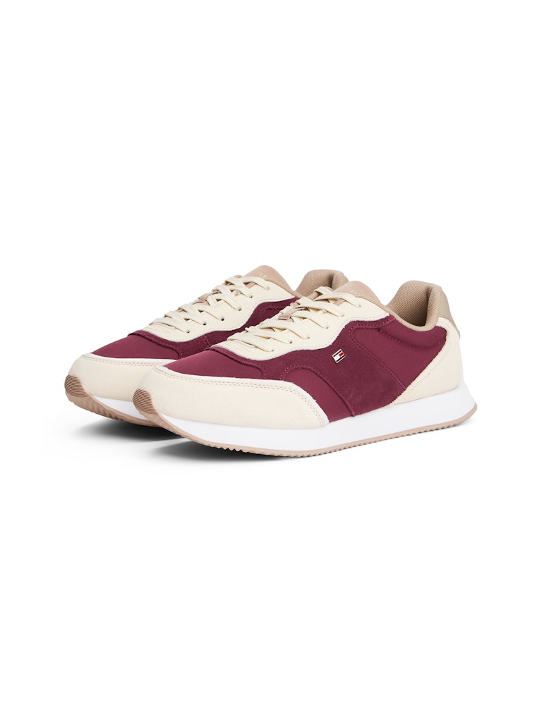 Tommy Hilfiger Kadın Bej Kısa Taban Sneakers