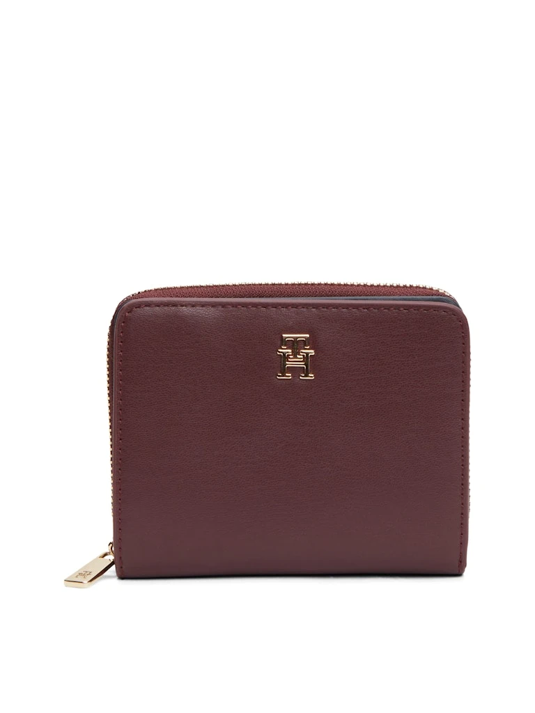 Tommy Hilfiger Kadın Kırmızı Fermuarlı Cüzdan