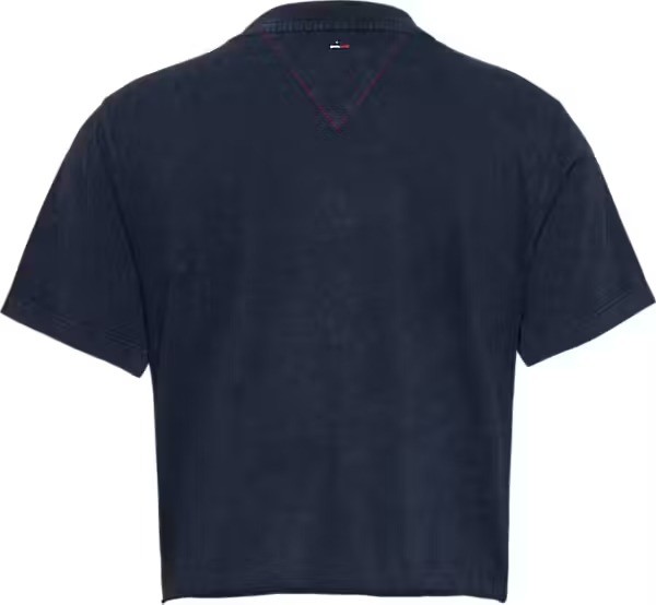 Tommy Jeans Pamuk Lacivert Kadın Kısa Kollu T-Shirt - DW0DW20200C1G