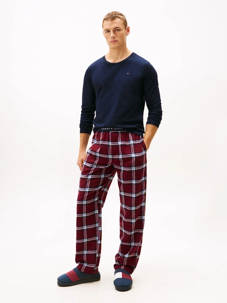 Tommy Hilfiger Erkek Lacivert Ev Terliği