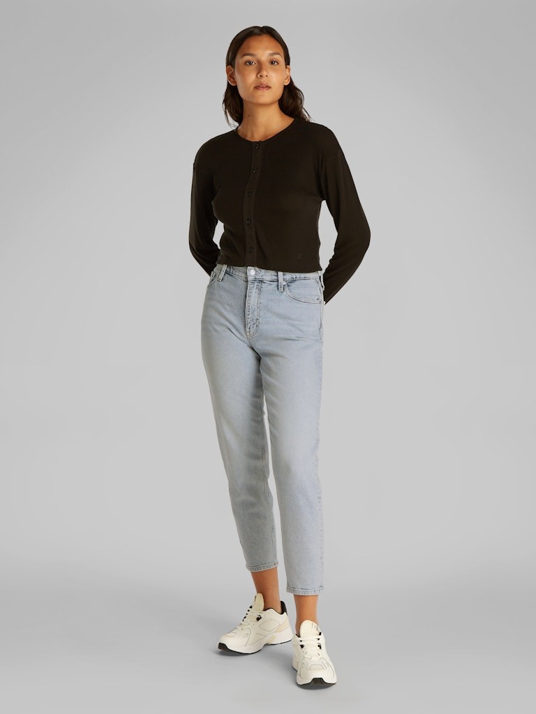 Calvin Klein Denim Mavi Kadın Tapered Mom Jean Pantolon - J20J2251391AA