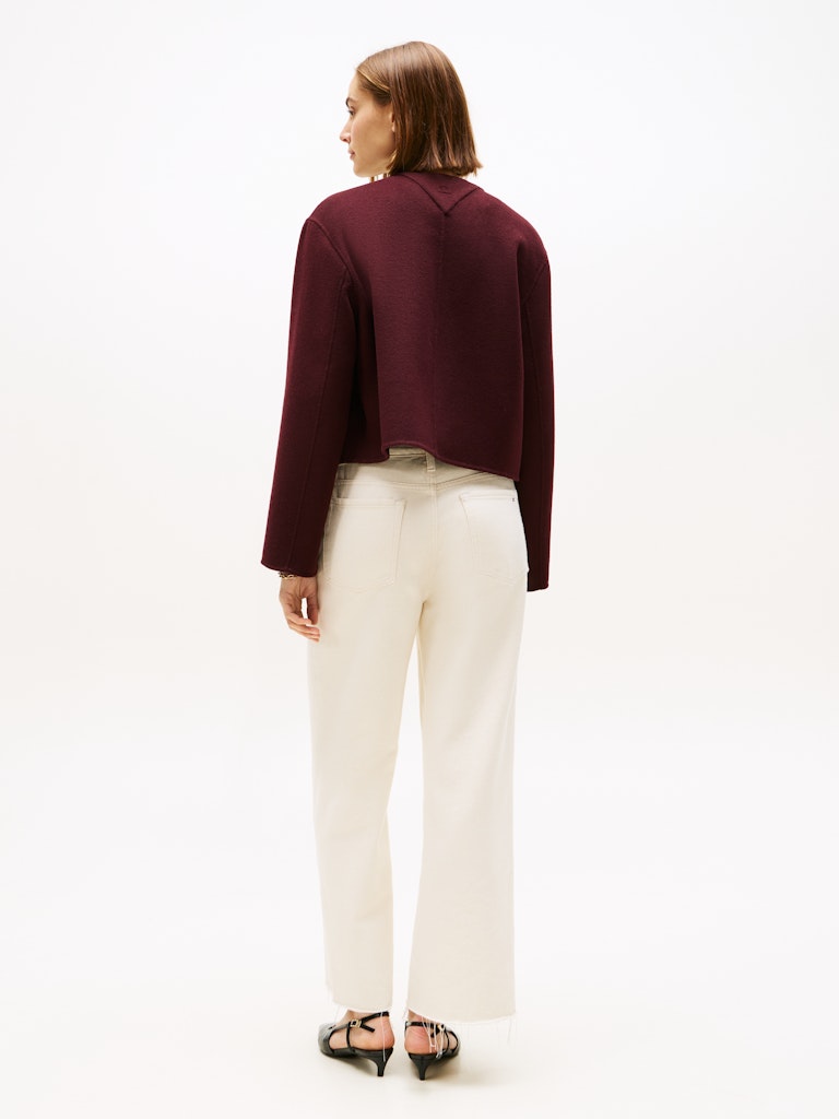 Tommy Hilfiger Kadın Bordo Mont