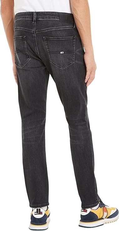 Tommy Jeans Denim Siyah Erkek Slim Austin Jean Pantolon - DM0DM181451BZ
