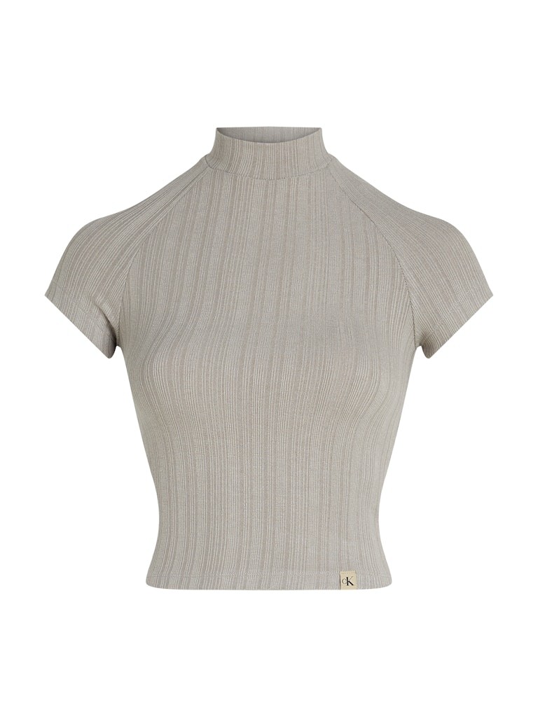 Calvin Klein Modal Vizon Kadın Kısa Kollu T-Shirt - J20J225017PEO