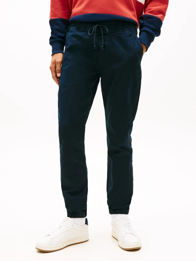 Tommy Hilfiger Erkek Lacivert Jogger Lastik Paça Pantolon