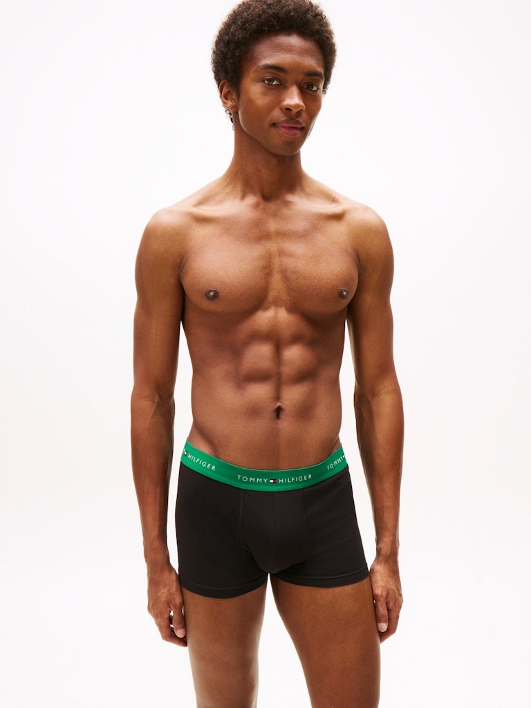 Tommy Hilfiger Erkek Siyah  Standart Boxer  Boxer