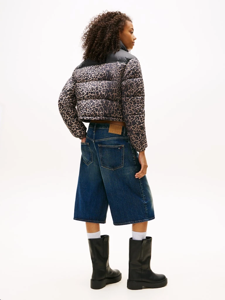 Tommy Hilfiger Kadın Kahverengi  Puffer  Mont