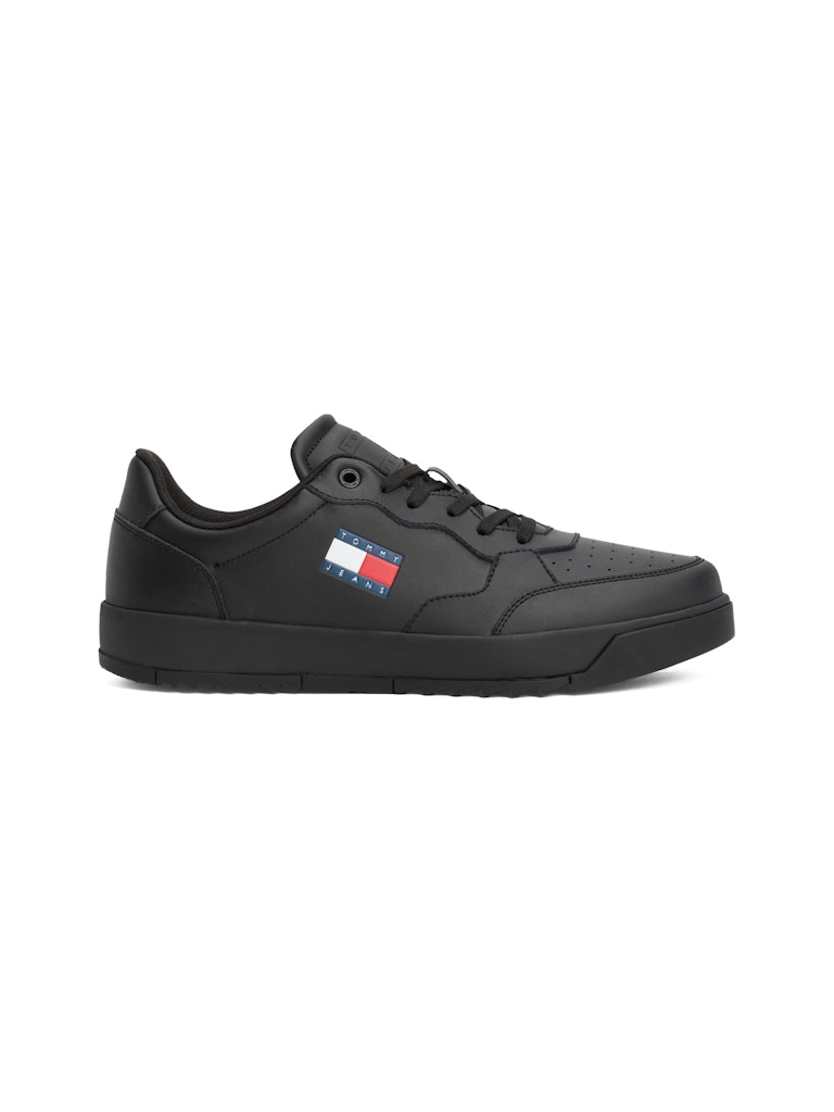 Tommy Hilfiger Erkek Siyah Orta Taban Retro Sneakers