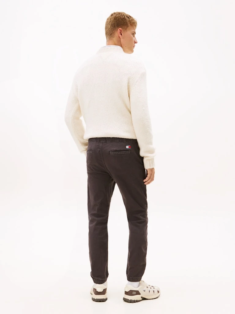 Tommy Hilfiger Erkek Gri Jogger Lastik Paça Pantolon