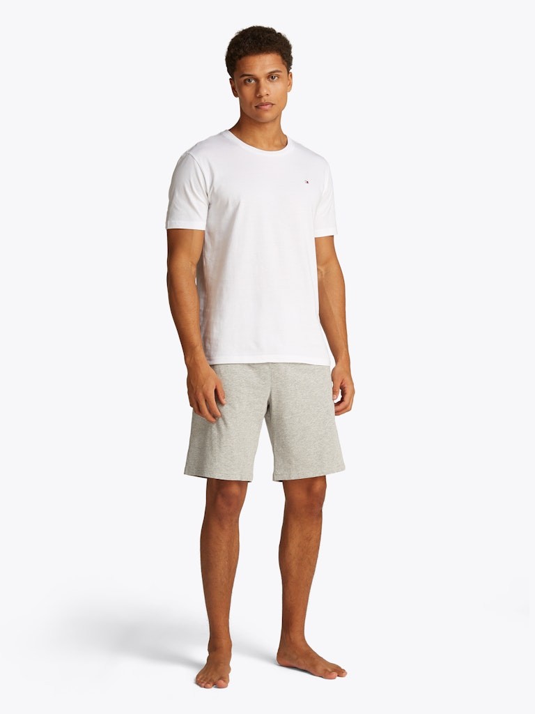 Tommy Hilfiger Rejeneratif Pamuk Beyaz Erkek 0 Yaka 3 lü Paket T-Shirt - UM0UM0337905E
