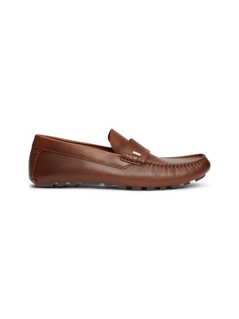 Erkek Rwb Hilfiger Leather Loafer