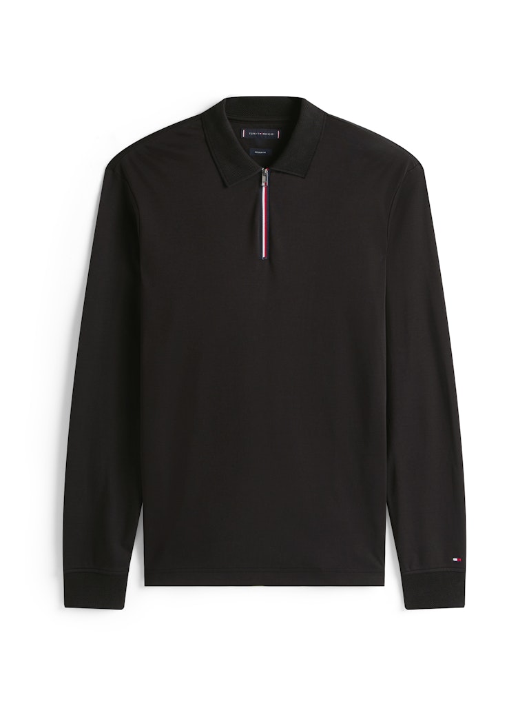 Tommy Hilfiger Erkek Uzun Kollu Siyah T-Shirt