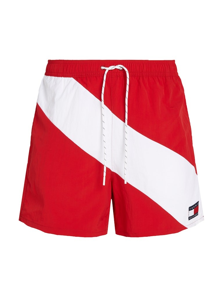Tommy Hilfiger Kırmızı Erkek Deniz Şortu - UM0UM03536XLD