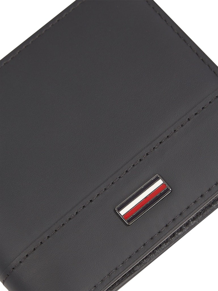 Tommy Hilfiger Deri Siyah Erkek Katlanabilir Cüzdan - AM0AM13244BDS