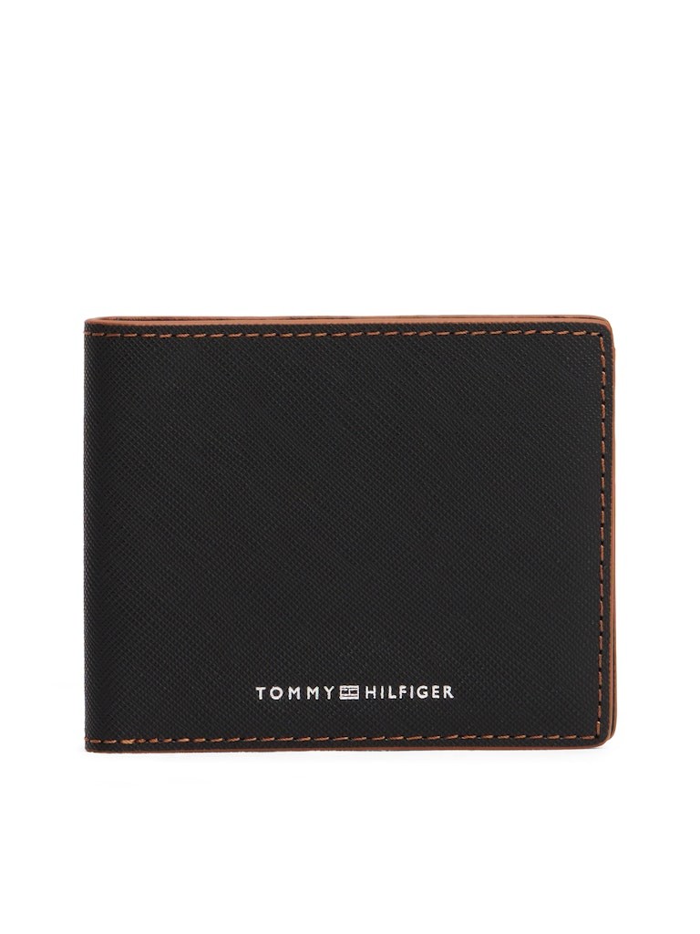 Tommy Hilfiger Erkek Siyah 2'ye Katlanan Cüzdan