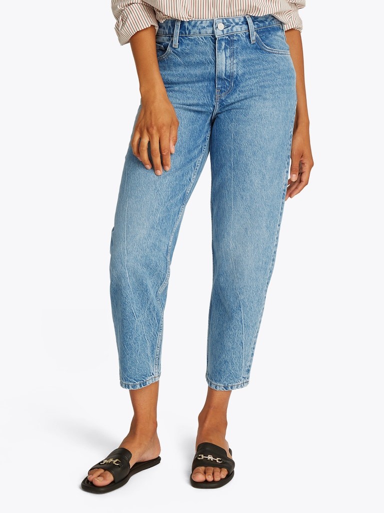 Tommy Hilfiger Denim Mavi Kadın Tapered RW Jean Pantolon - WW0WW443651A8