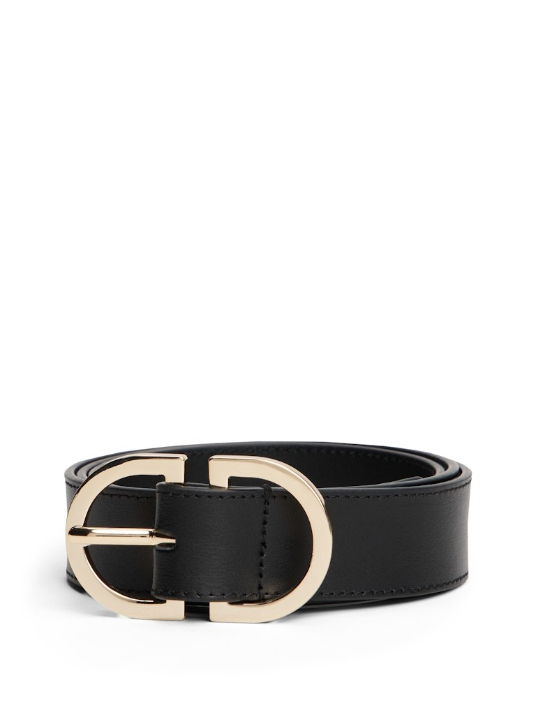 Tommy Hilfiger Kadın Siyah Ayarlanabilir 2,5 cm Kemer