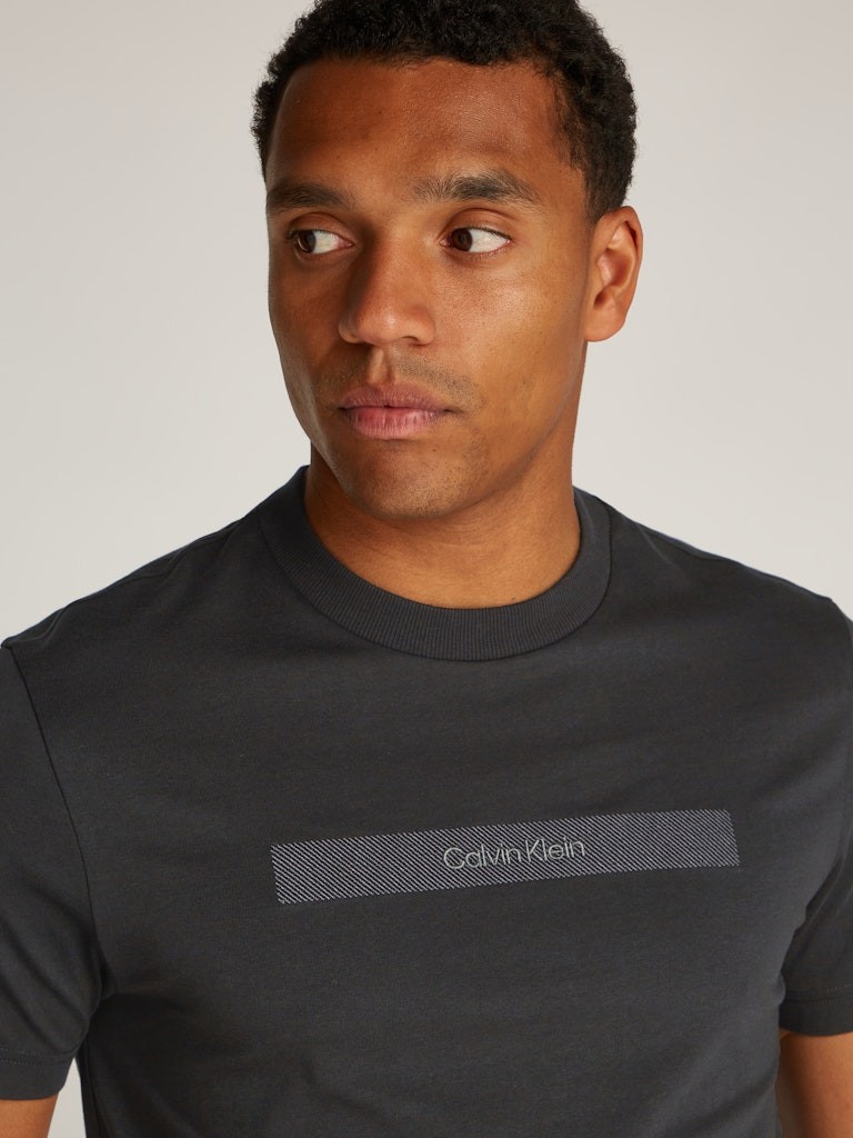 Calvin Klein Rejeneratif Pamuk Siyah Erkek Kısa Kollu T-Shirt - K10K113791BEH