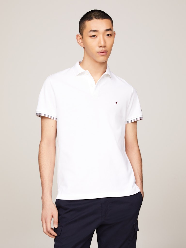 CUFF EMBRO AND TIPPING SLIM POLO