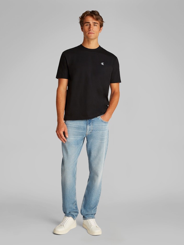Calvin Klein Rejeneratif Pamuk Siyah Erkek Kısa Kollu T-Shirt - J30J327473BEH