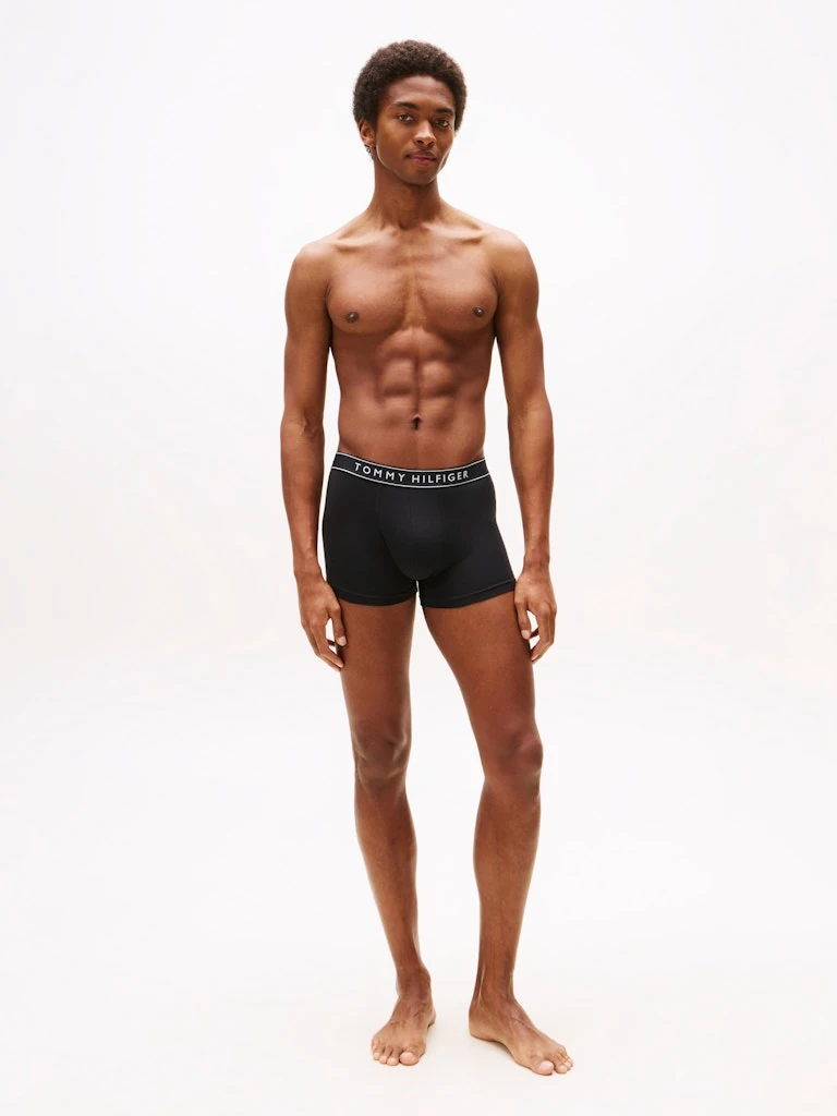 Tommy Hilfiger Rejeneratif Pamuk Siyah Erkek Klasik Boxer