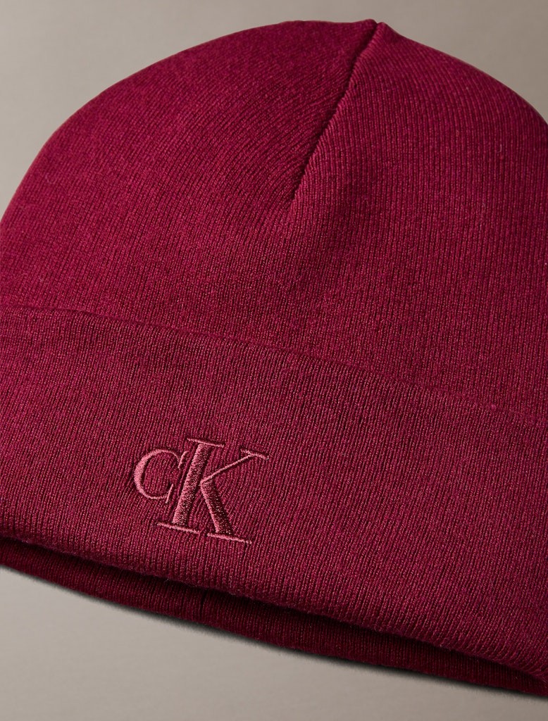 Calvin Klein Erkek Bordo Bere Şapka