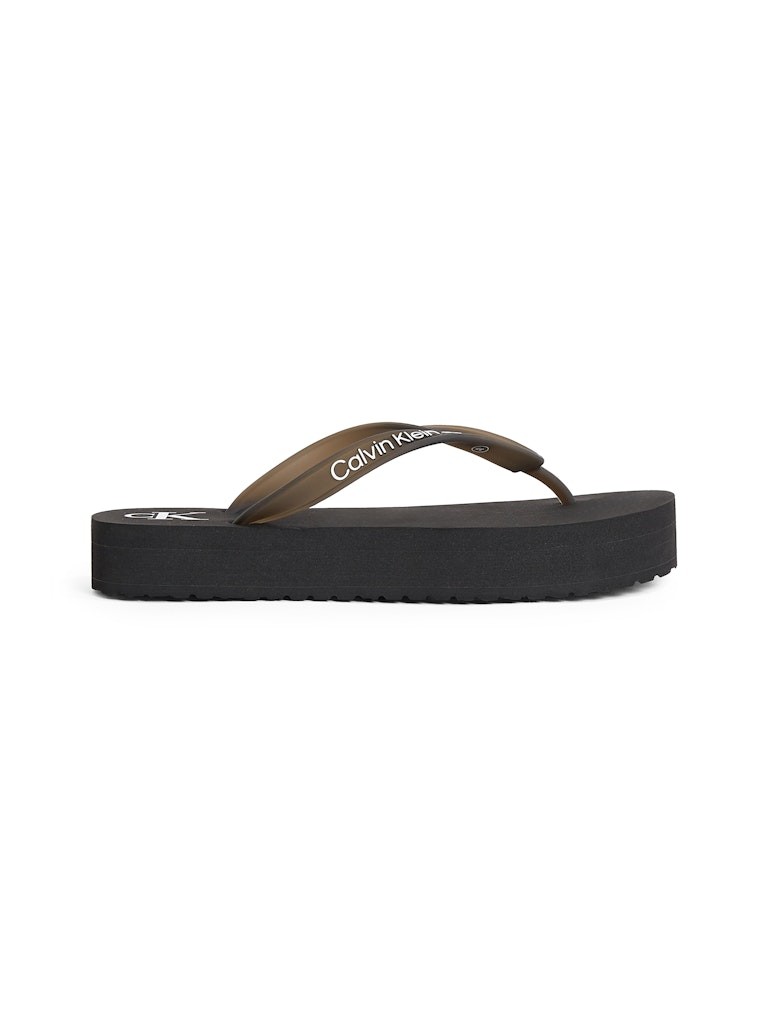 Calvin Klein Siyah Kadın Parmak Arası Terlik - YW0YW01830BEH