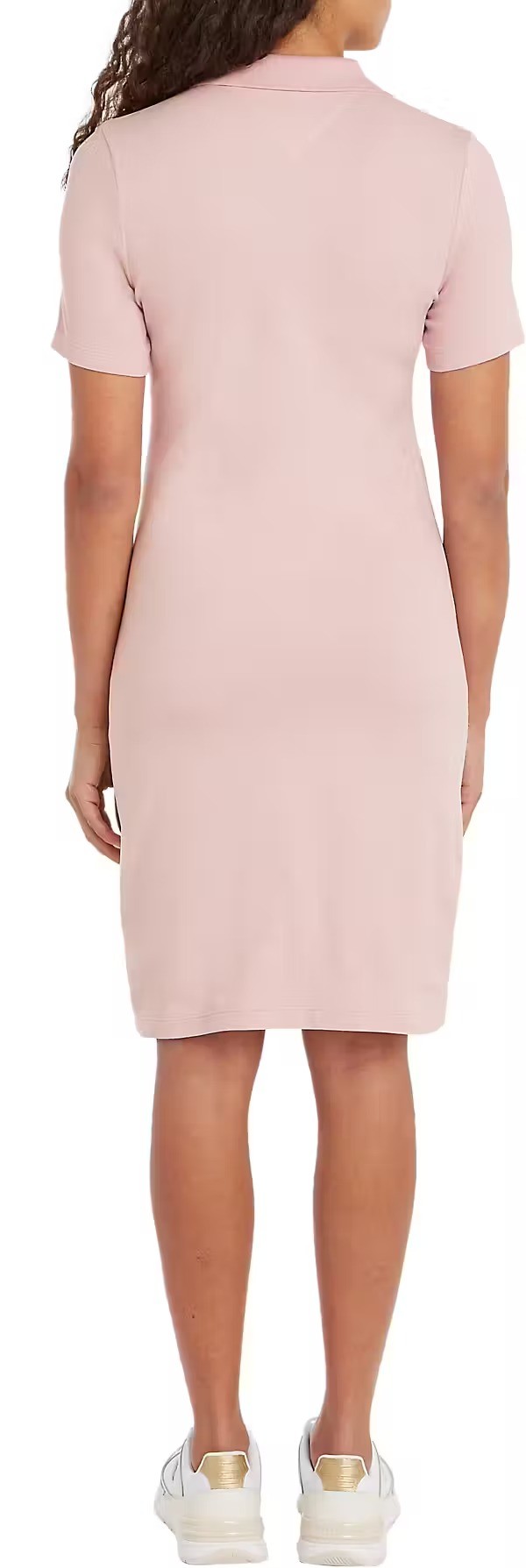 Tommy Hilfiger Kadın Pembe Polo Yaka Pembe Elbise - WW0WW43228TQN