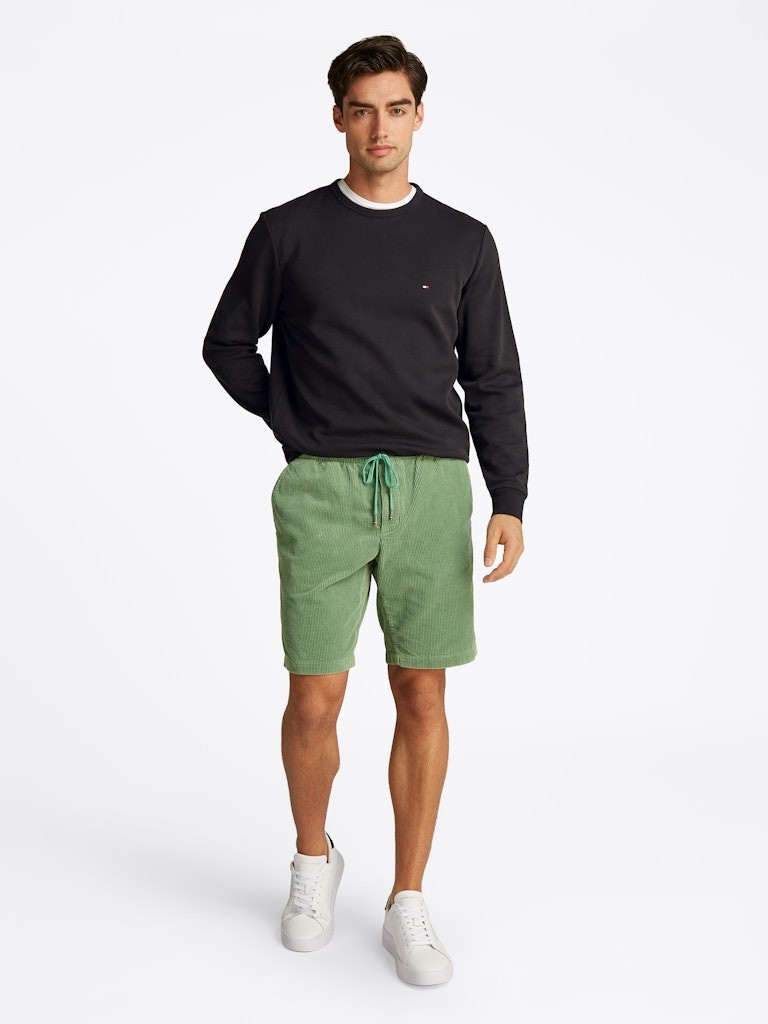 Tommy Hilfiger Erkek Normal Kesim Siyah Sweatshirt - MW0MW37241BDS