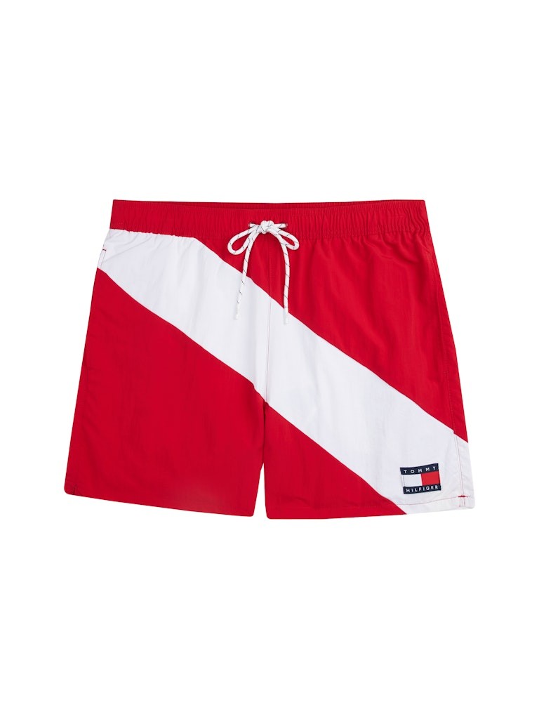 Tommy Hilfiger Kırmızı Erkek Deniz Şortu - UM0UM03536XLD