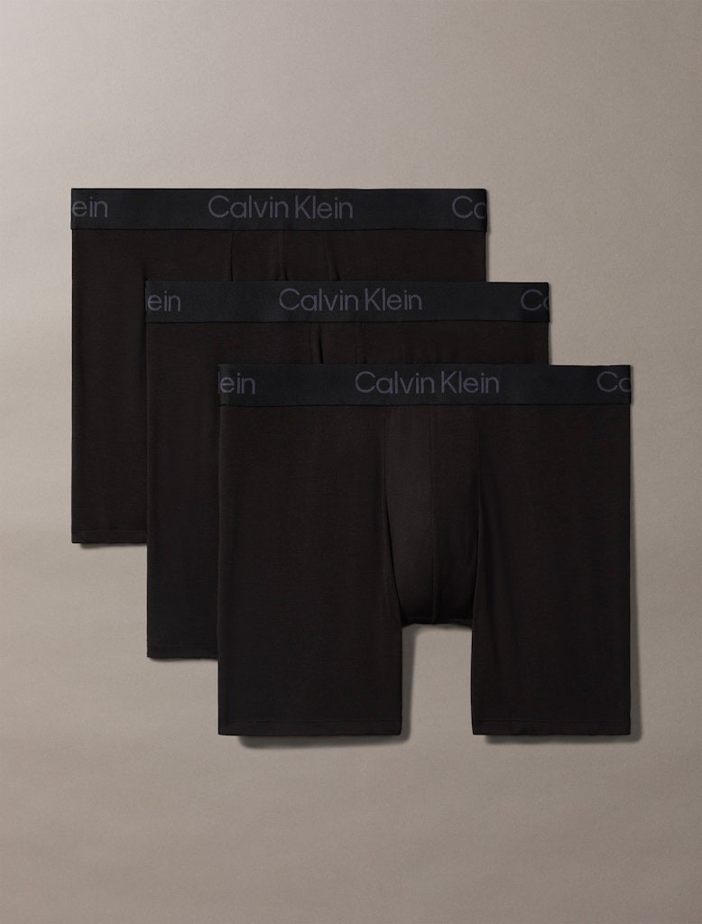 Calvin Klein Modal Siyah Erkek Uzun Boxer - LV00NB4193UB1
