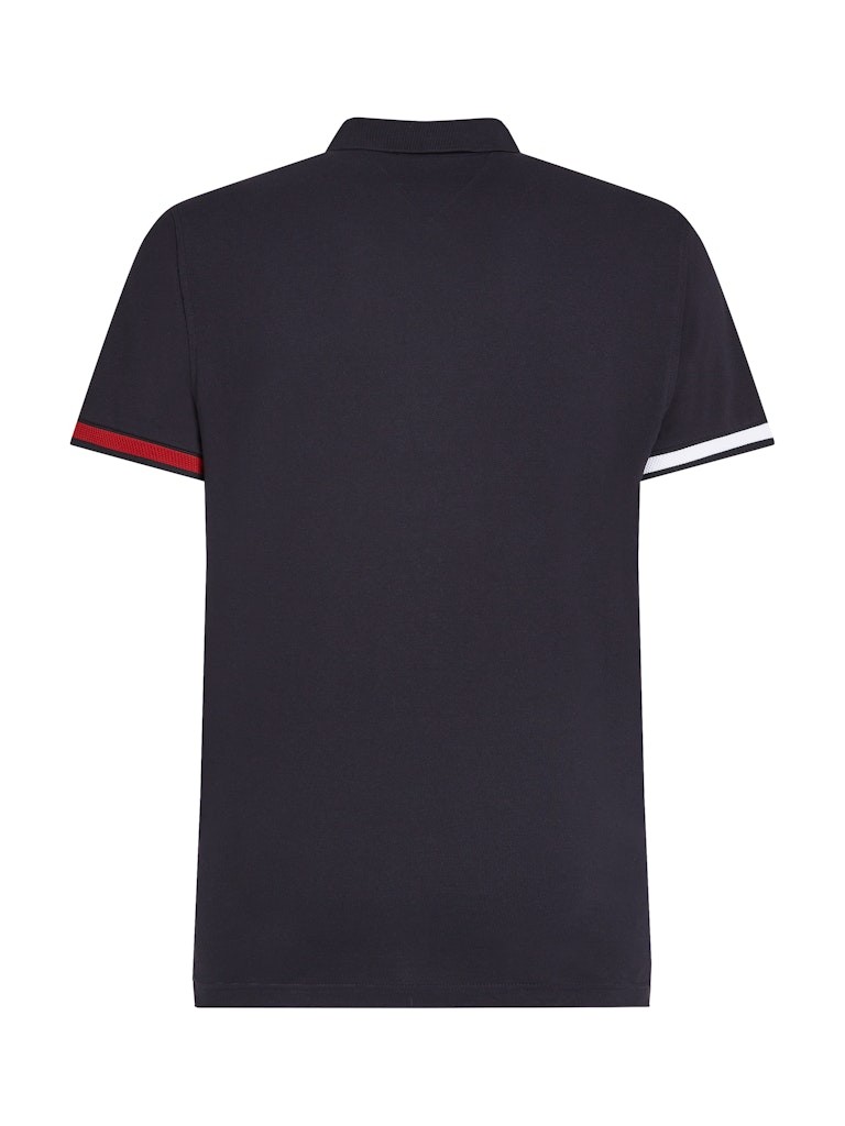 Tommy Hilfiger Erkek Lacivert Polo Yaka T-Shirt - MW0MW37518DW5