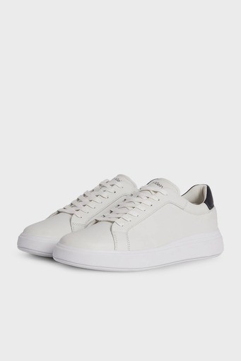 Calvin Klein Erkek Mavi Kısa Taban Sneakers