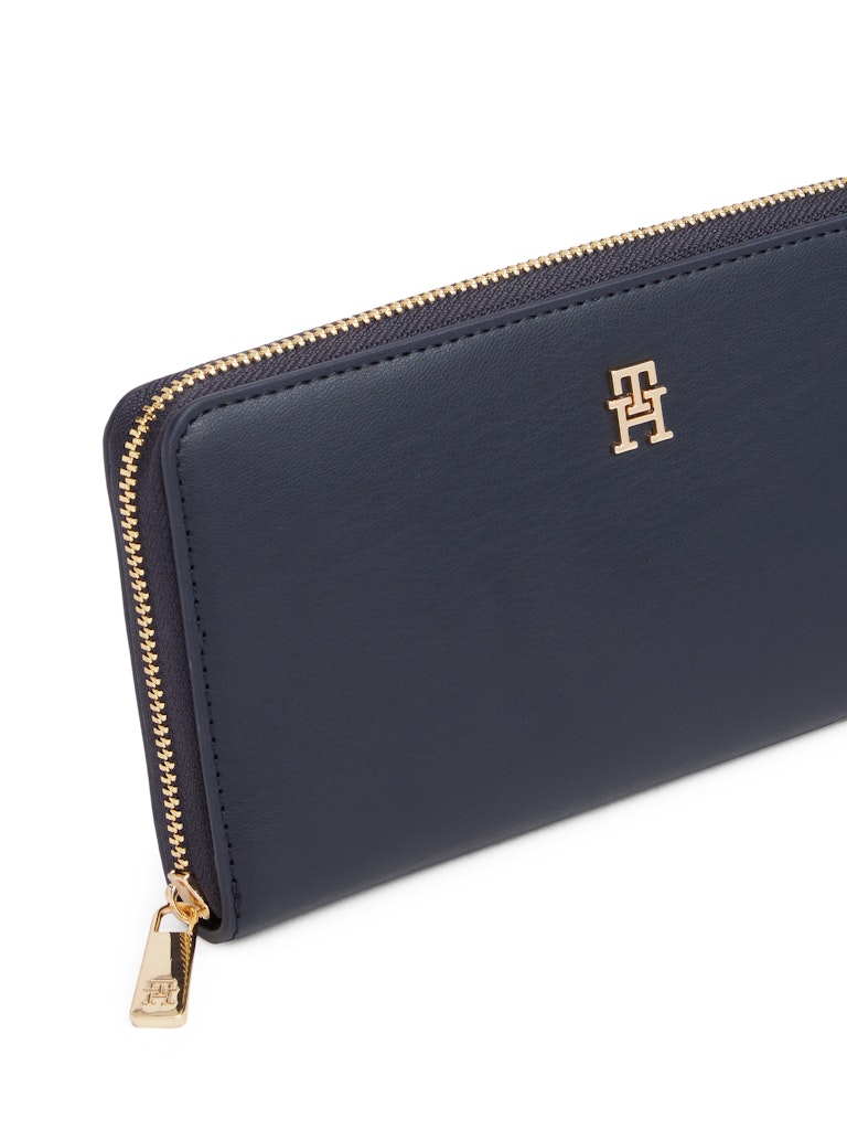 Tommy Hilfiger Kadın Lacivert Fermuarlı Cüzdan
