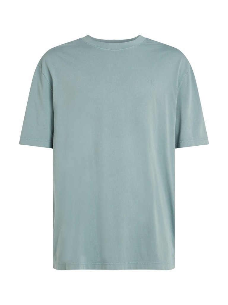 Calvin Klein Rejeneratif Pamuk Gri Erkek Kısa Kollu T-Shirt - J30J327078PC2