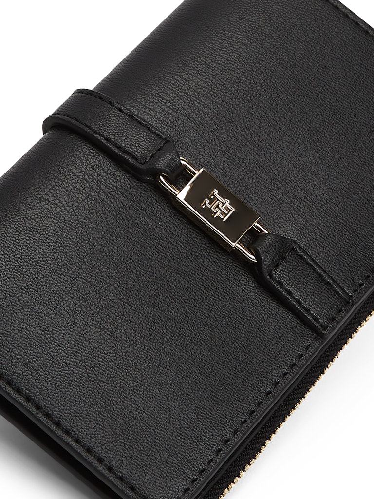 Tommy Hilfiger Kadın Siyah 2'ye Katlanan Cüzdan